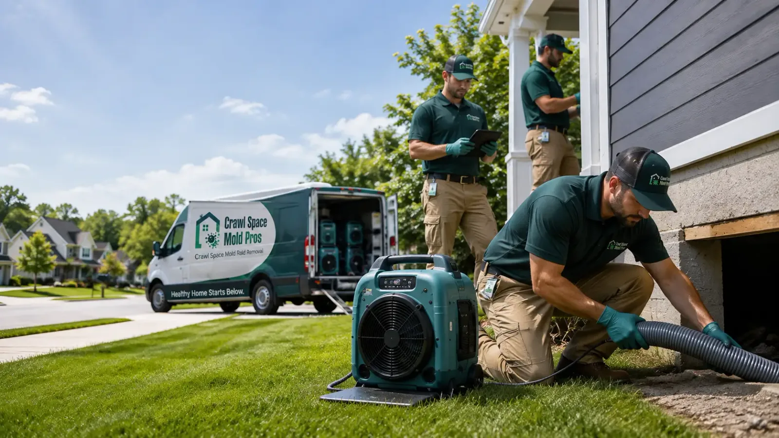 Crawl Space Mold Removal in Willimantic, CT